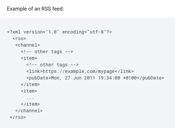 bsp rss sitemap